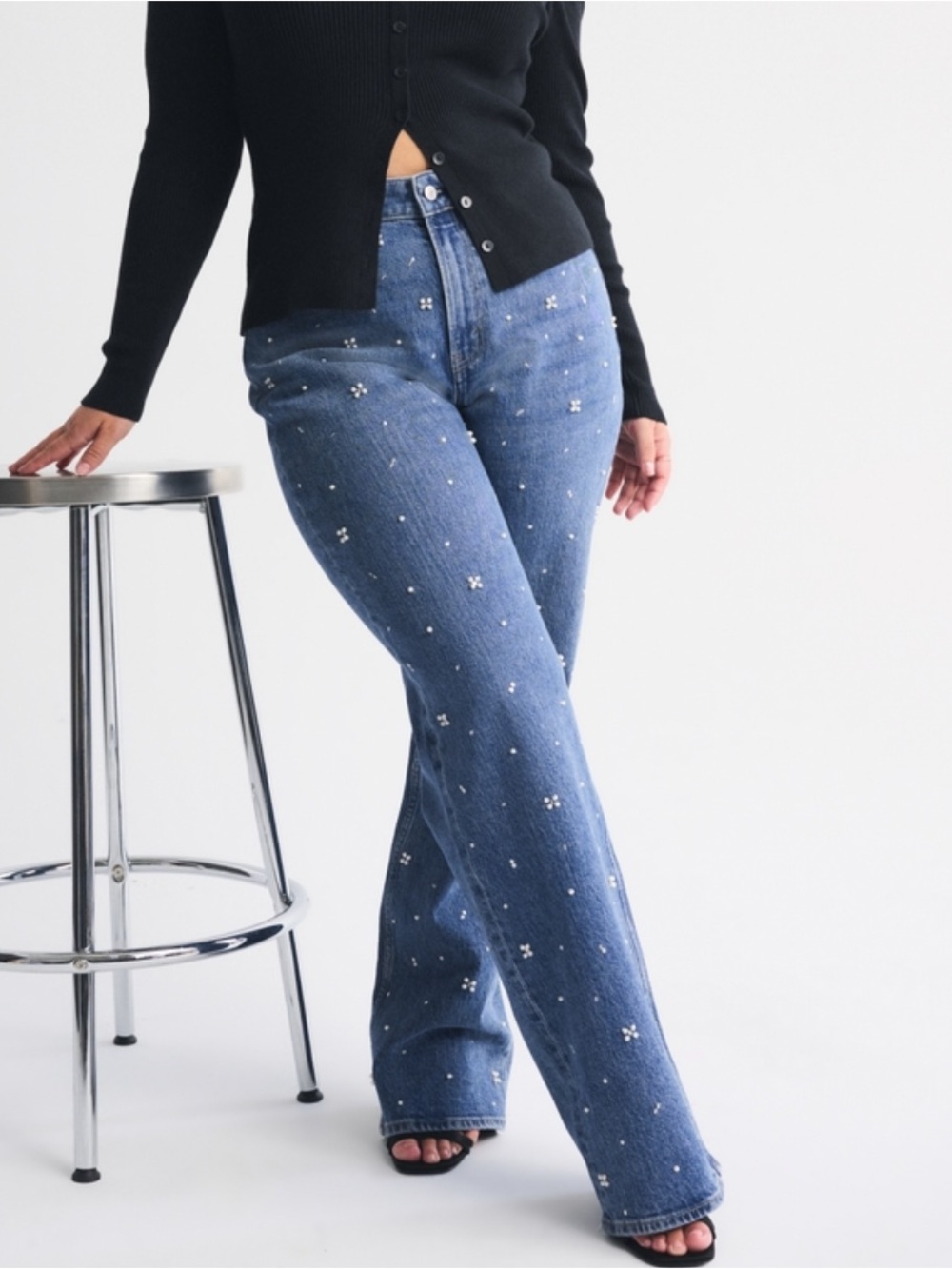 NWT AF Curve Love Pearl Jeans
